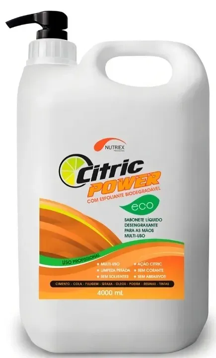 Sabonete Liquido Desengraxante 4L Citric Power Nutriex