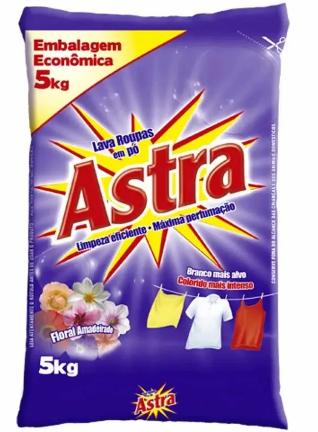 Sabão em Pó Astra 5kg Floral