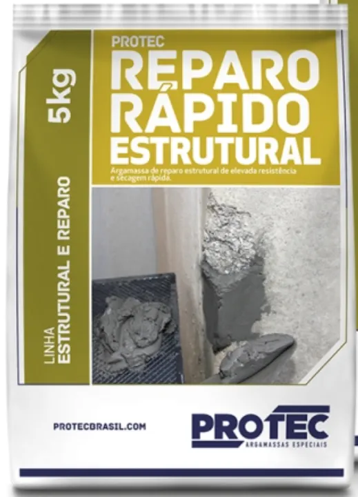 Argamassa de reparo estrutural