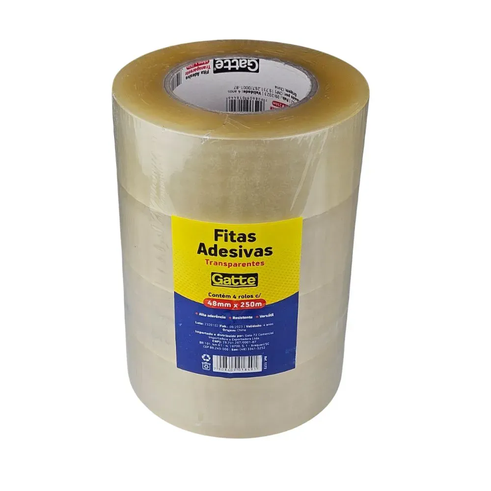 Fita Adesiva Transparente 48x50mm